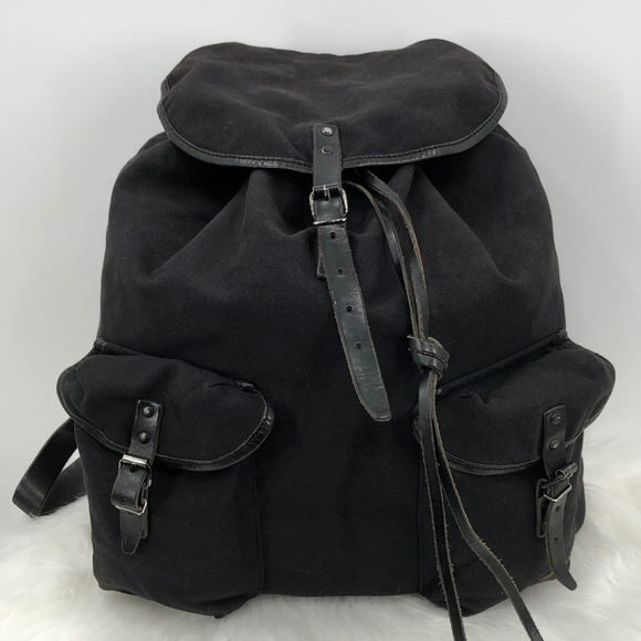 Polo Ralph Lauren Other - Polo Ralph Lauren vintage black rucksack